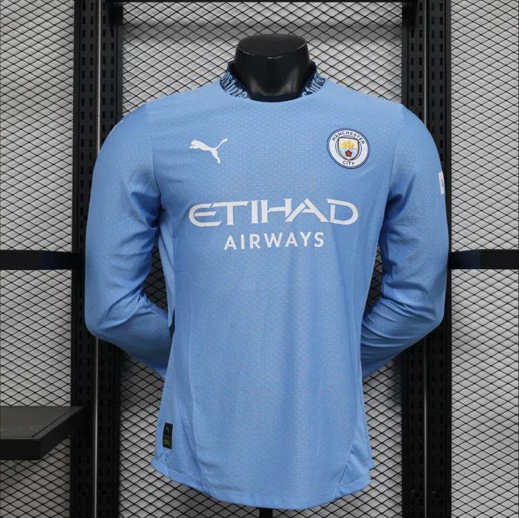 Maillots Homme Domicile Manchester City 24/25 Bleu ciel S-XXL