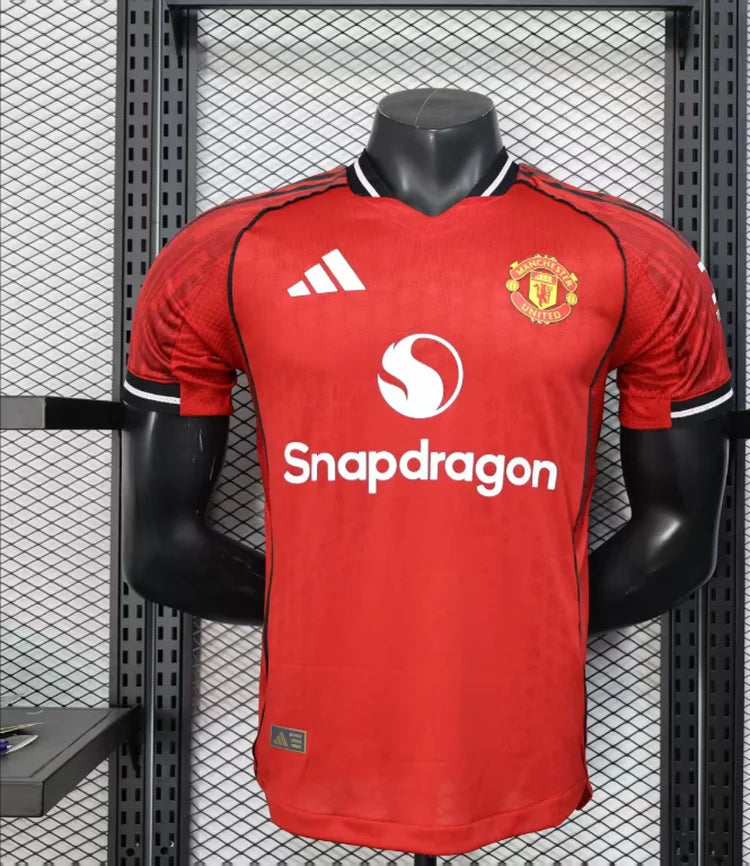 Maillots Homme Domicile Manchester United 2025/2026 Rouge S-XXL
