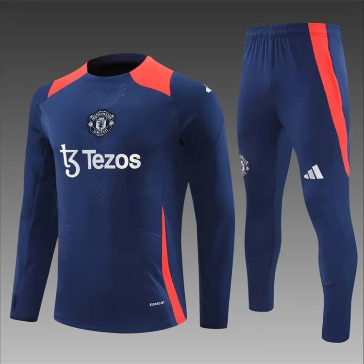 Maillots Homme Domicile Manchester United 24/25 Bleu S-XXL