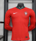 Maillots Portugal 24/25 Manches longues Domicile Rouge