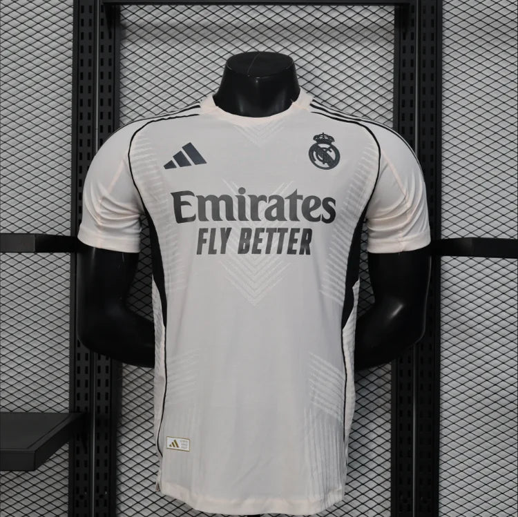 Maillots Homme Domicile Real Madrid 2025/2026 Blanc S-XXL