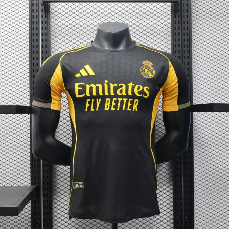 Maillots Homme Domicile Real Madrid 2025/2026 Noir S-XXL