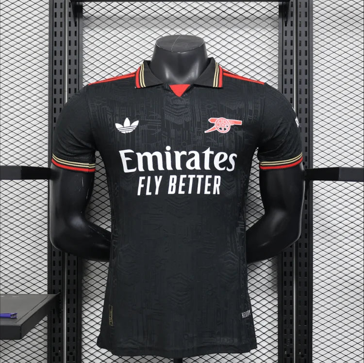 Maillots Homme Extérieur Arsenal 25/26 Noir S-XXL