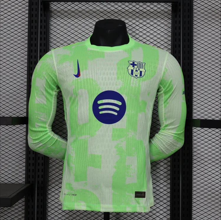 Maillots Homme Extérieur Barcelona 2024/2025 Vert clair S-XXL