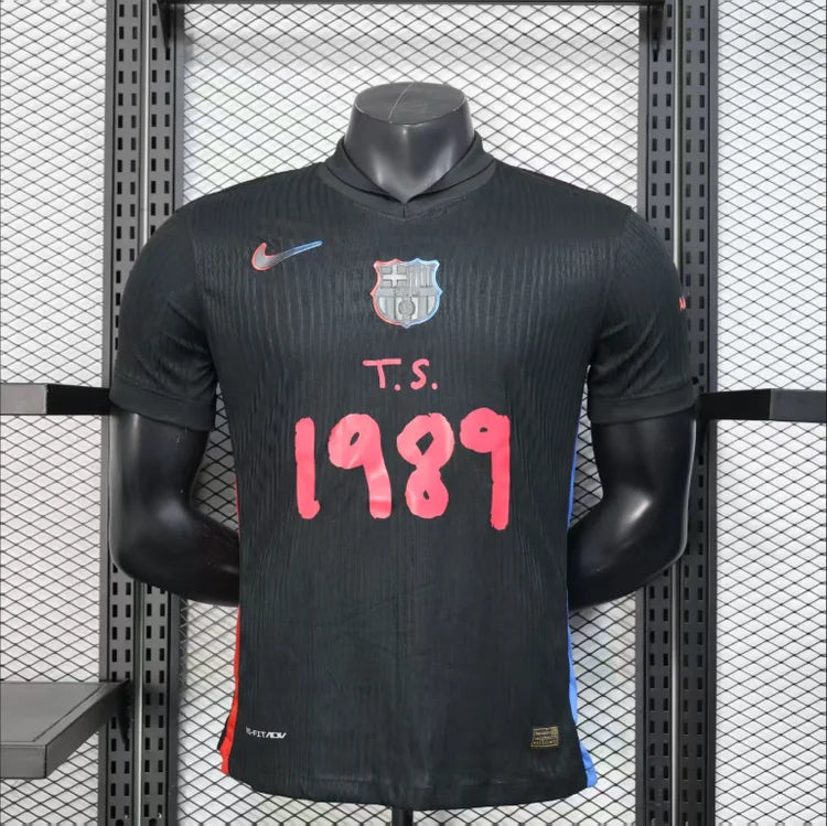 Maillots Homme Extérieur Barcelona 24/25 Noir S-XXL