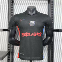Maillots Homme Extérieur Barcelona 25/26 Noir S-XXL