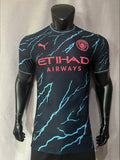 Maillots Homme Extérieur Manchester City 23/24 Bleu S-XXL