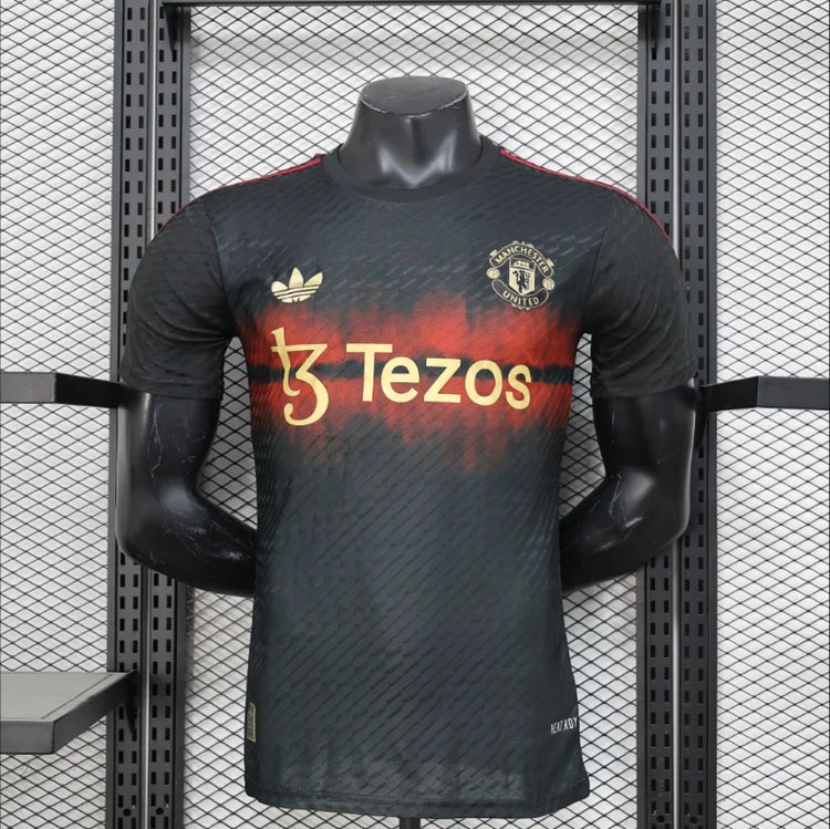 Maillots Homme Extérieur Manchester United 2025/2026 Noir S-XXL