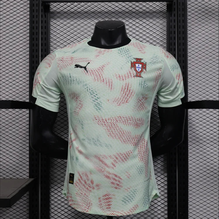 Maillots Homme Pré-match Portugal 2025/2026 Vert S-XXL
