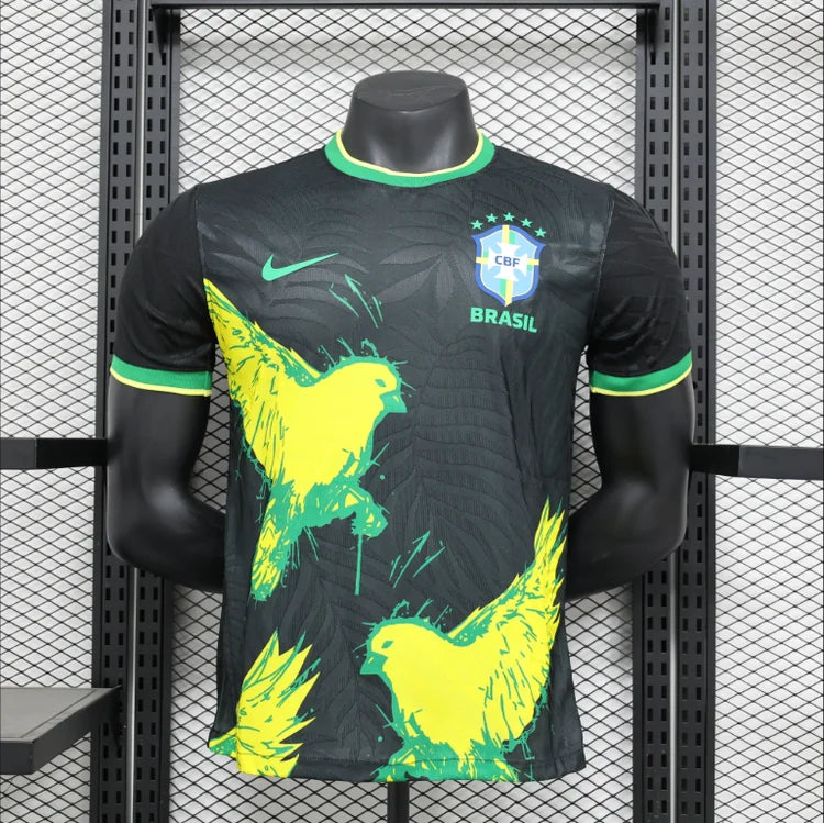 Maillots Homme Special Edition Brésil 2024/2025 Noir S-XXL