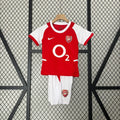 Ensemble Enfant Rétro Arsenal 2002/2004 – Domicile – Rouge &amp; Blanc