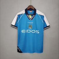 Retro Domicile Manchester City 99/01 Bleu ciel S-XXL