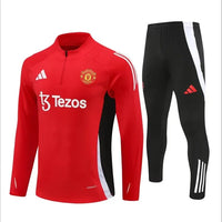 Survêtement Domicile Manchester United 24/25 Rouge S-XXL