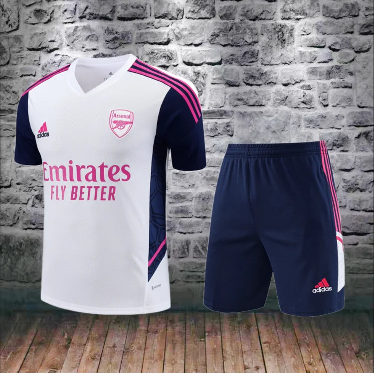 Survêtement Entraînement Arsenal 23/24 Blanc et Bleu S-XXL