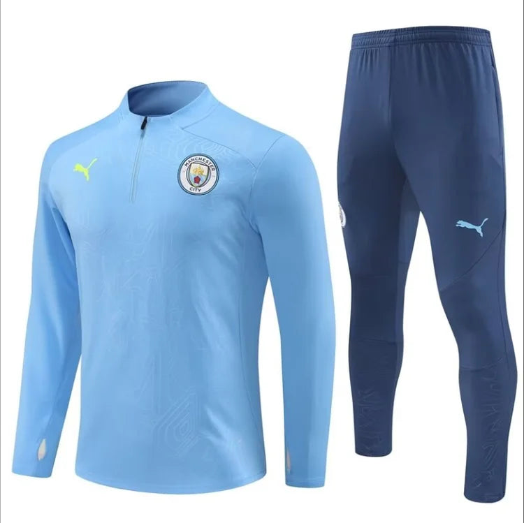 Survêtement Entraînement Manchester City 24/25 Bleu clair S-XXL