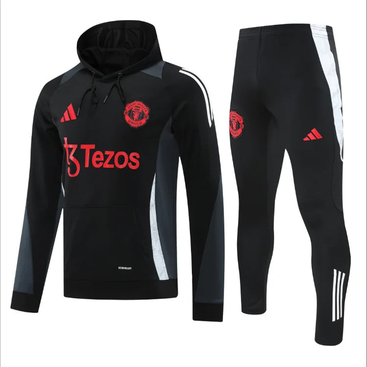 Survêtement Entraînement Manchester United 2024/2025 Noir S-XXL