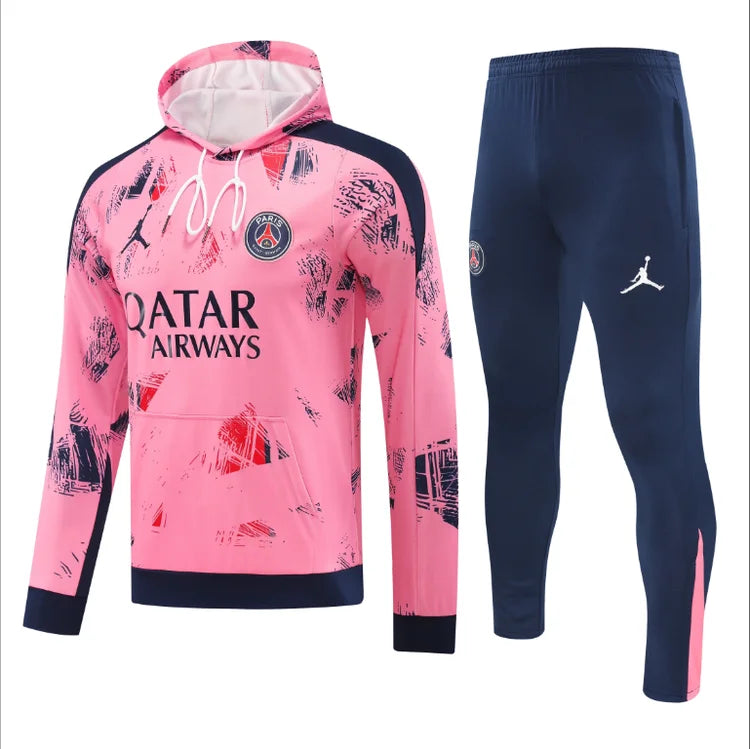 Survêtement Entraînement PSG 2024/2025 Rose S-XXL