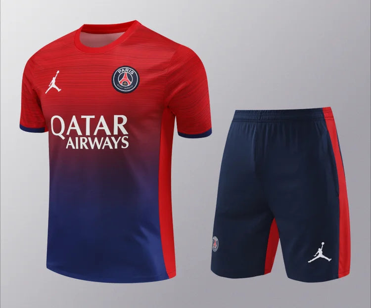 Survêtement Entraînement PSG 2024/2025 Rouge et Bleu S-XXL