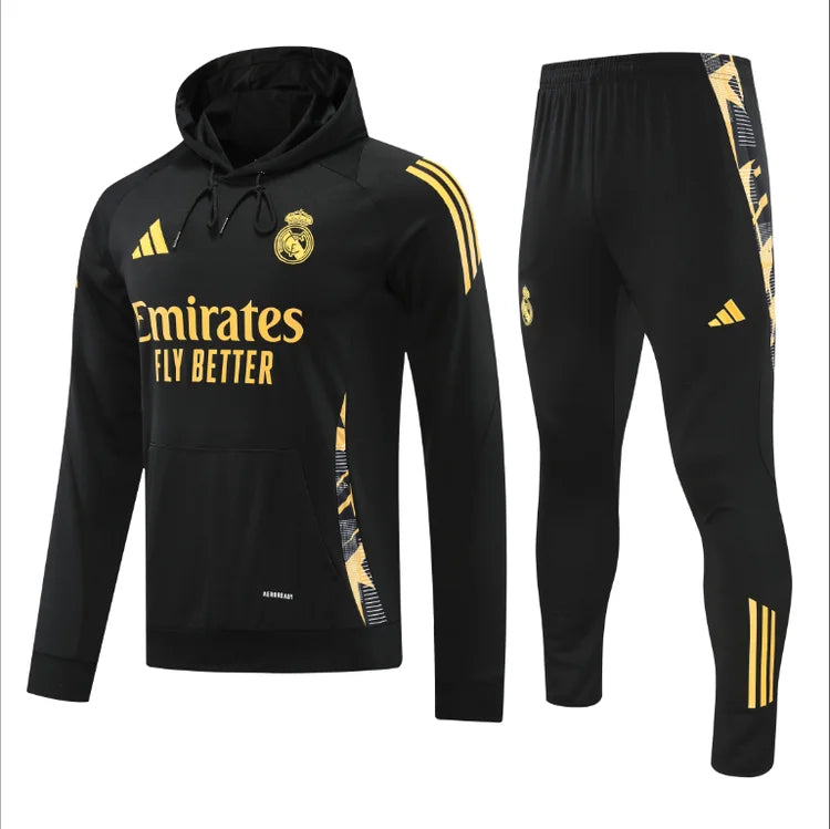 Survêtement Entraînement Real Madrid 2024/2025 Noir S-XXL