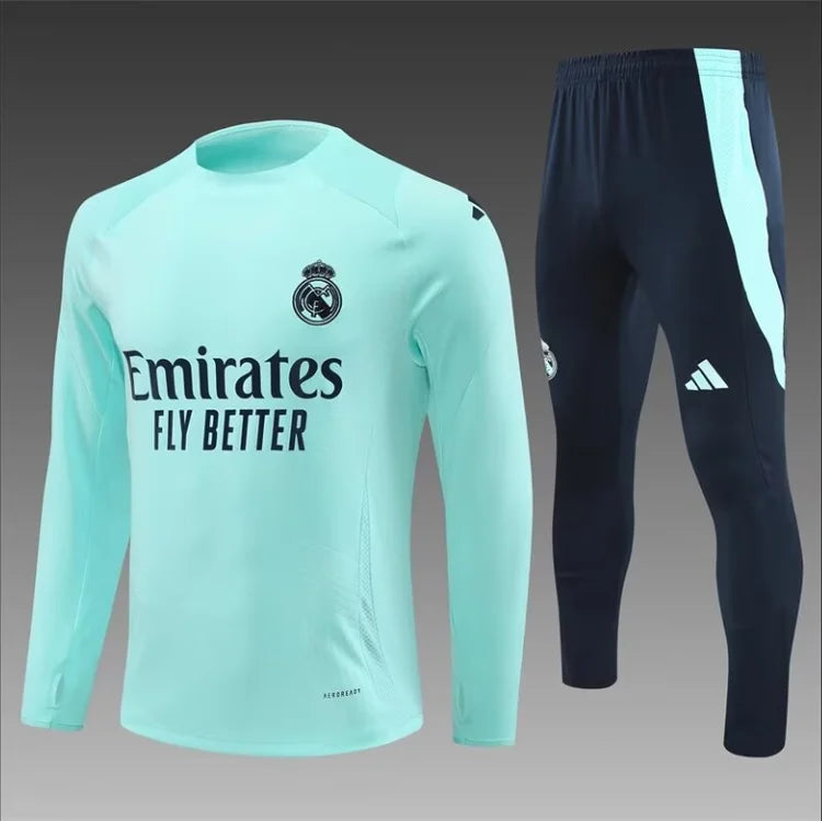 Survêtement Entraînement Real Madrid 24/25 Cyan S-XXL