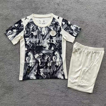 Ensemble Manchester City Edition Spéciale « Année du Cheval– Ensemble Officiel – Maillot + Short-Ensemble Enfant et Adulte