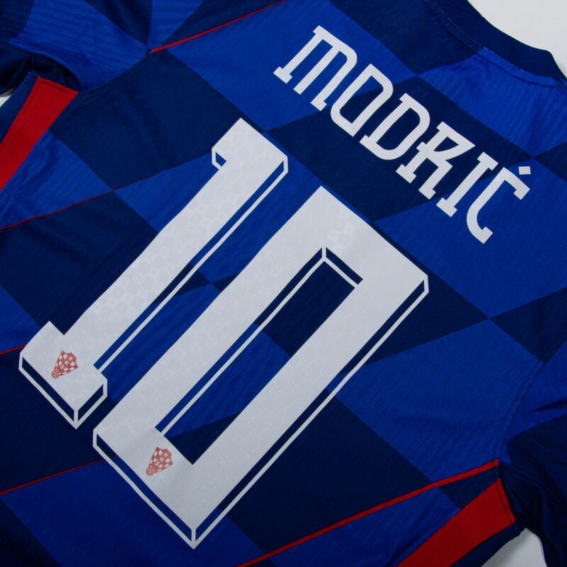 Maillot « Modric 10 »-Croatie Exterieur 2026/2027-Hommes-Manches courtes-Coupe du monde 2026