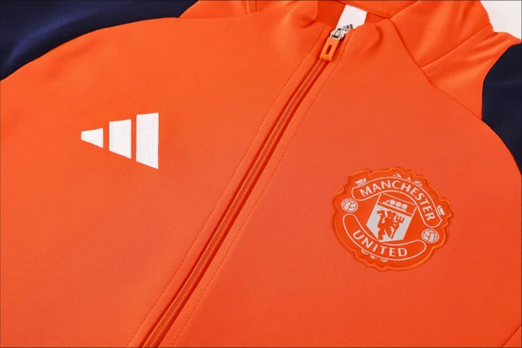 Ensemble Entraînement Manchester United 2024 Orange S-2XL