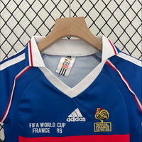 Maillots Enfant Domicile France 1998 Bleu