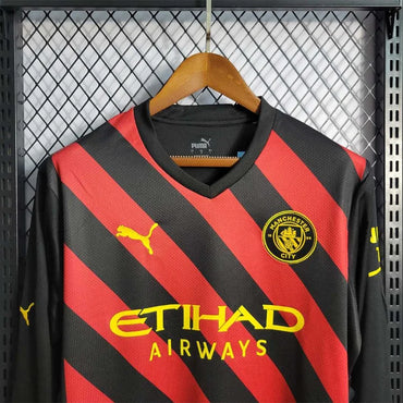 Maillots Extérieur Manchester City 22/23 Rouge