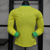Maillots Homme Domicile Brésil 23/24 Jaune Vert Taille non précisée