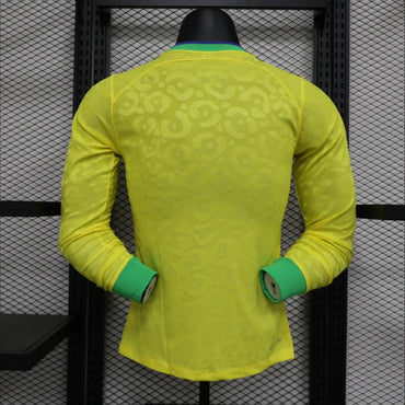 Maillots Homme Domicile Brésil 23/24 Jaune Vert Taille non précisée