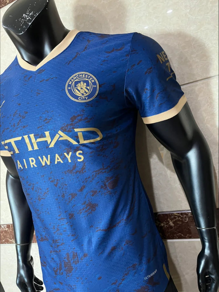 Maillots Homme Domicile Manchester City 23-24 Bleu S-XXL