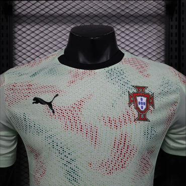 Maillots Homme Pré-match Portugal 2025/2026 Vert S-XXL