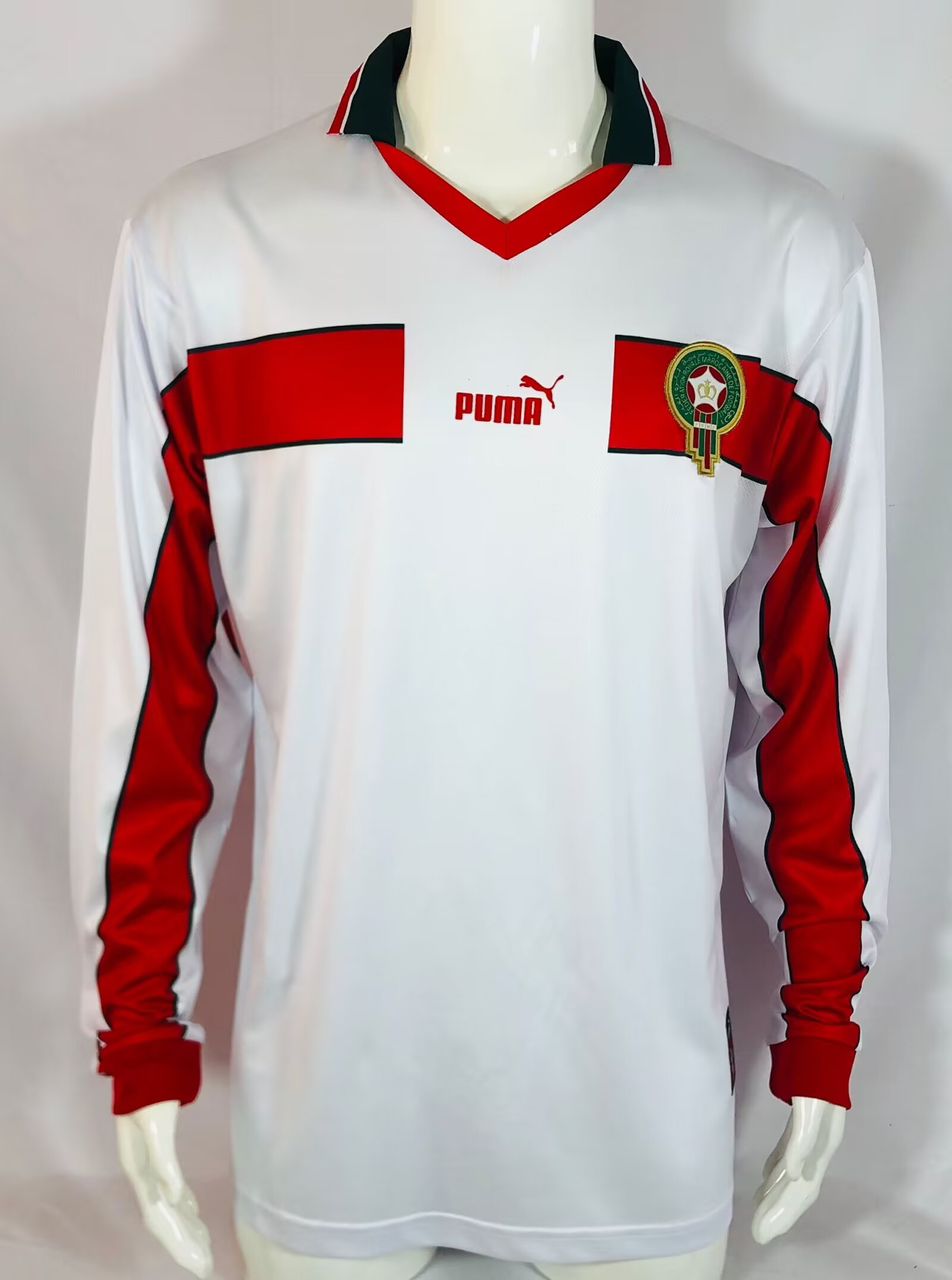 Maillot manches longues Maroc 2025/2026 – Maillot Homme – Manches Longues- CAN 2025-Officiel