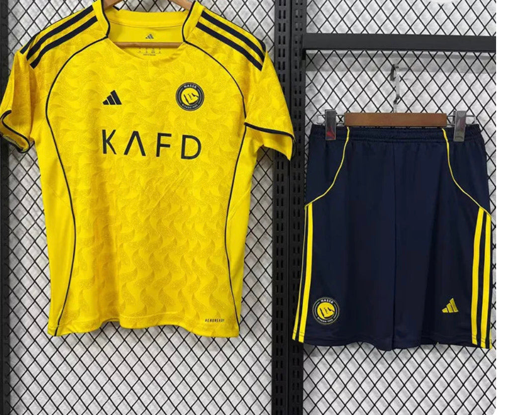 Ensemble Al-Nassr FC 2025/2026– Domicile -Autre- Manches courtes-Short-Hommes