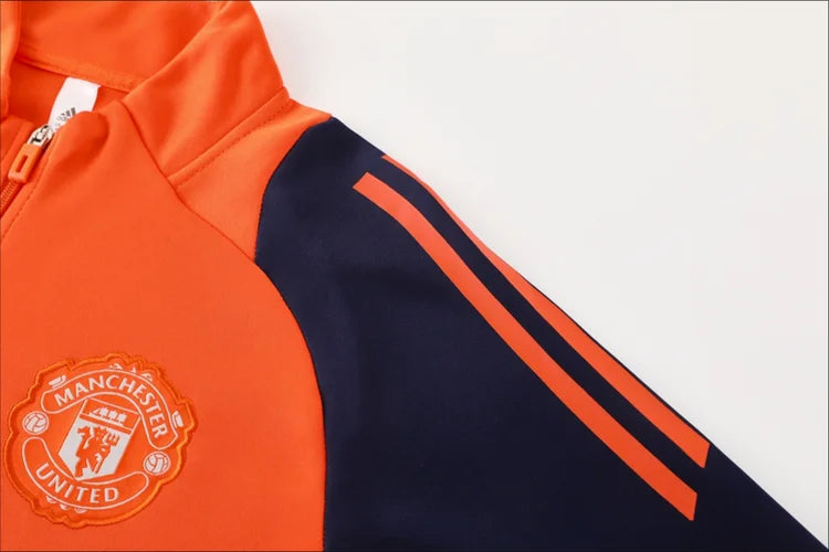 Ensemble Entraînement Manchester United 2024 Orange S-2XL