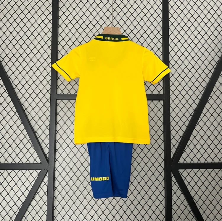 Maillots Enfant Domicile Brésil 1993/1994 Jaune Taille vide