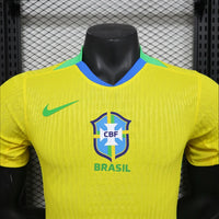 Maillots Homme Domicile Brésil 2025/2026 Jaune S-XXL
