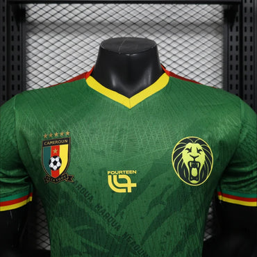 Maillots Homme Domicile Cameroun 2025/2026 Vert S-XXL