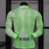 Maillots Homme Extérieur Barcelona 2024/2025 Vert clair S-XXL