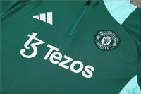Survêtement Entraînement Manchester United 24/25 Vert S-XXL