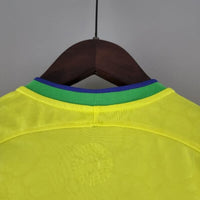 Maillot Femme Brésil 2022/2023 Domicile-Edition spéciale-Maillot Femme manche courtes-Jaune (Copie)
