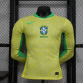 Maillots Brésil 24/25 Manches Longues Domicile Jaune