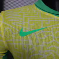 Maillots Brésil 24/25 Manches Longues Domicile Jaune