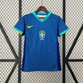 Maillot Femme Brésil 2024/2025 Extérieur-Maillot Femme manche courtes-Bleu