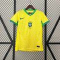 Maillot Femme Brésil 2024/2025 Domicile-Edition spéciale-Maillot Femme manche courtes-Jaune