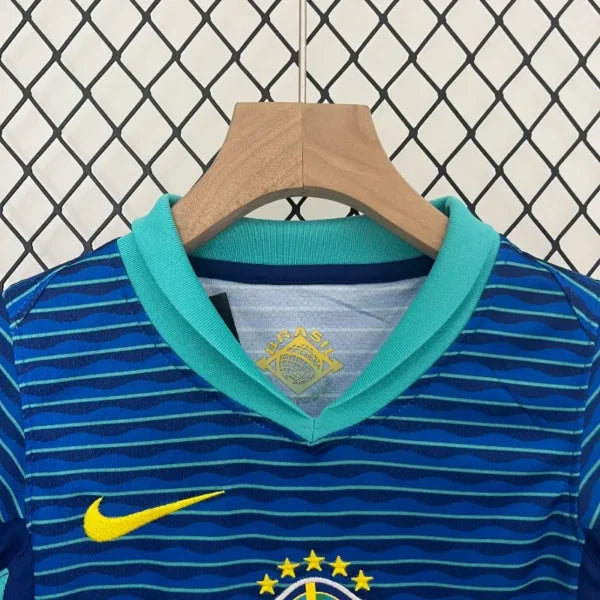 Ensemble enfant 24/25 Extérieur- Manche courtes - Ensemble Maillot Short Enfant- Bleu