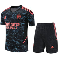 Ensemble Arsenal 2023/2024 – Training Camouflage – Noir &amp; Teintes Rouges – Homme