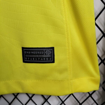 Maillot Femme Brésil 2024/2025 Domicile-Edition spéciale-Maillot Femme manche courtes-Jaune (Copie)