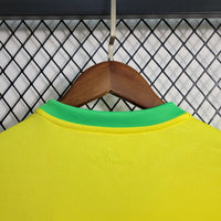 Maillot Femme Brésil 2024/2025 Domicile-Edition spéciale-Maillot Femme manche courtes-Jaune (Copie)
